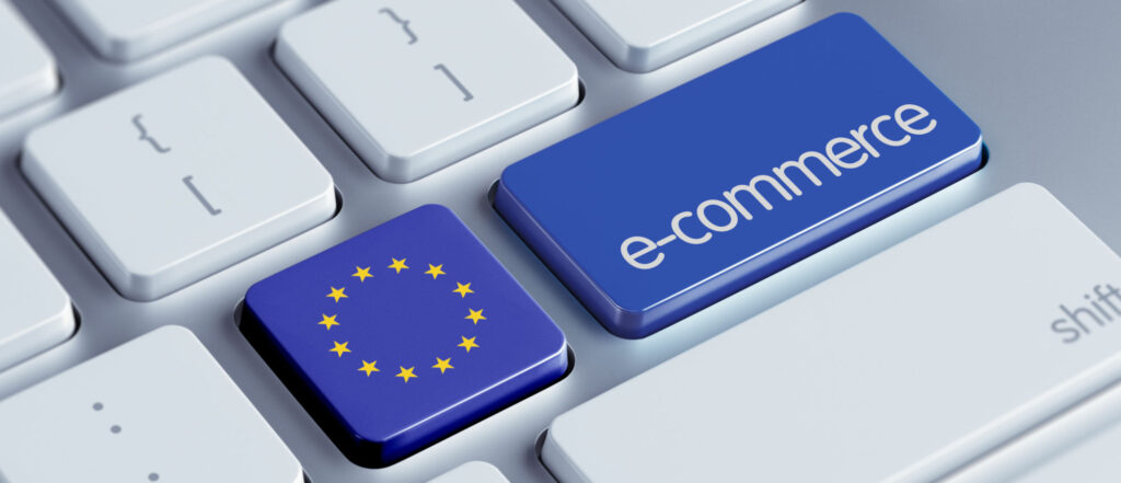 European Union E-Commerce Concept