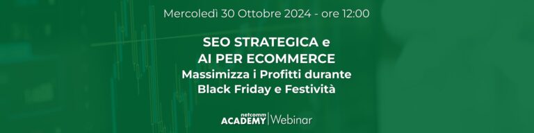 Scopri di più sull'articolo SEO Strategica e AI per eCommerce: Massimizza i Profitti durante il Black Friday e le Festività